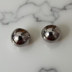 Silver Ball Earrings vintage earrings